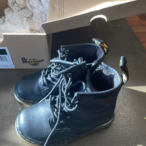 Navy dr martens 2976 leather - Picture 3 of 6